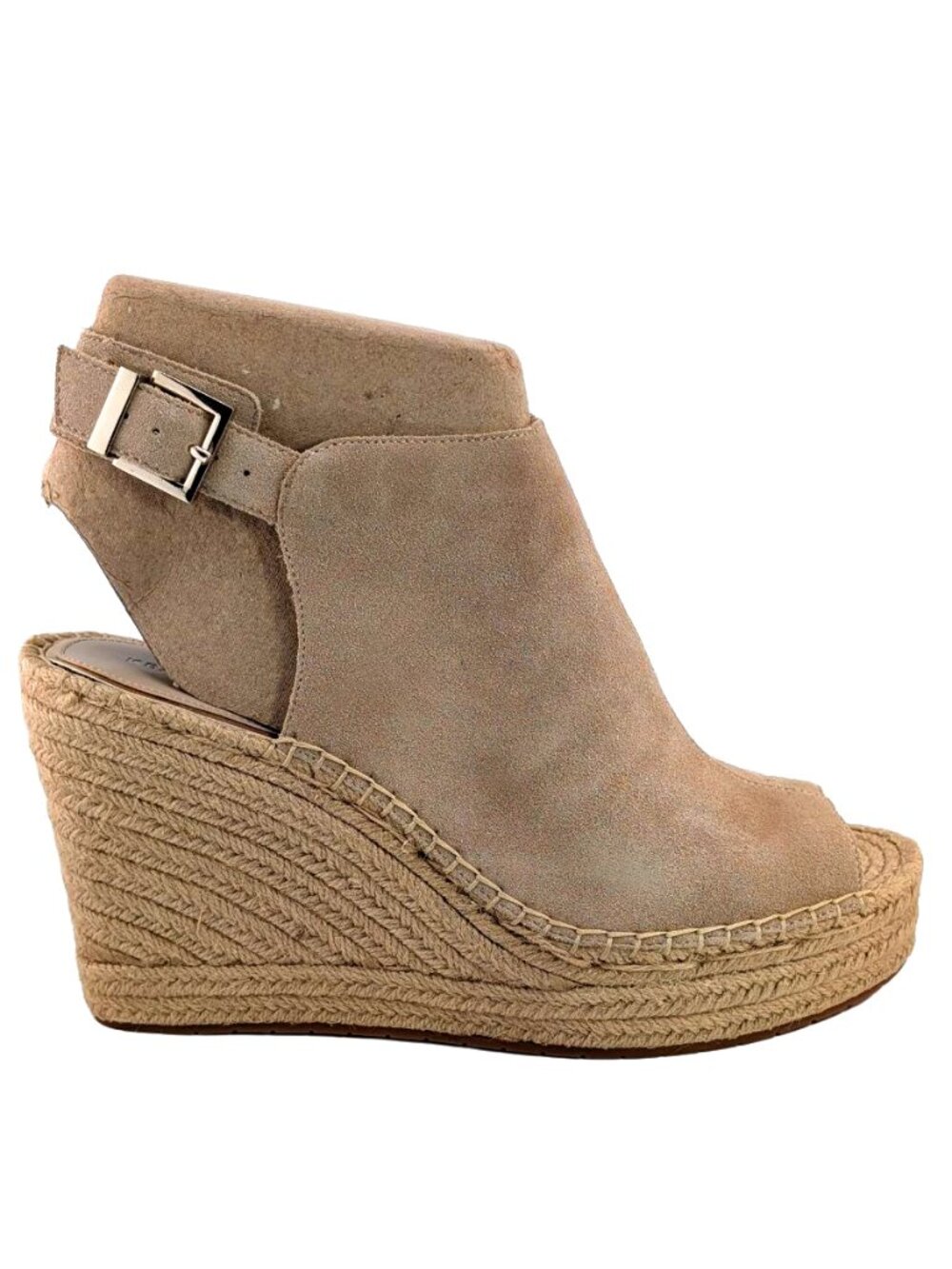 Kenneth Cole New York Olivia Wedge Espadrille Sandal Almond US Size 11